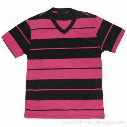 Cotton yarn dyed t-shirt